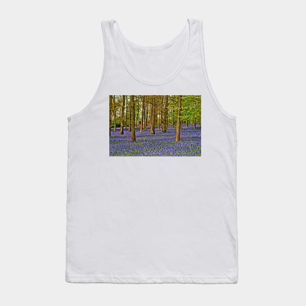 Bluebell Woods Greys Court Oxfordshire UK Tank Top by AndyEvansPhotos